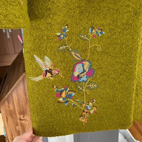 Sundance Wool blend fairy whimsical peacoat - Picture 5 of 14